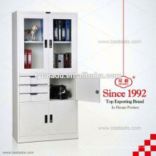 laundry tub with cabinet/ high quality hot sale modern design KD steel cabinet/ prefab kitchen cabinet